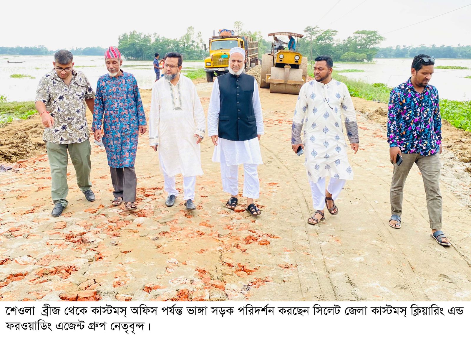 রাস্তার কারণে বাড়ছেনা শেওলা স্থলবন্দরের রাজস্ব