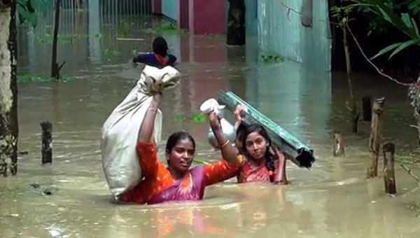 সিলেটে ৬ উপজেলায় এখনো লাখো মানুষ পানিবন্দি