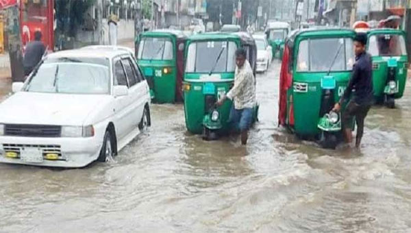 সিলেট নগরজুড়ে জলাবদ্ধতা